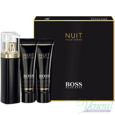 Boss Nuit Pour Femme Set (EDP 50ml + BL 50ml + SG 50ml) pentru Femei