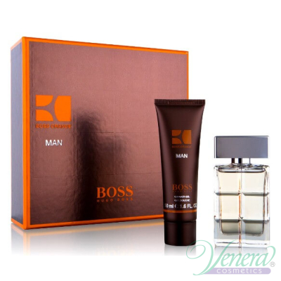 Boss Orange Man Set (EDT 40ml + SG 50ml) pentru Bărbați Seturi