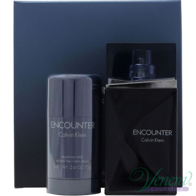 Calvin Klein Encounter Set (EDT 100ml + Deo Stick 75ml) pentru Bărbați Seturi