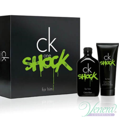 Calvin Klein CK One Shock Set (EDT 100ml + Shower Gel 100ml) pentru Bărbați Seturi