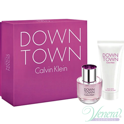 Calvin Klein Downtown Set (EDP 50ml + Body Lotion 100ml) pentru Femei Seturi