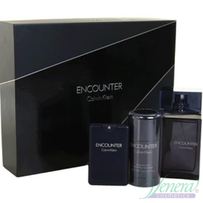 Calvin Klein Encounter Set (EDT 100ml + EDT 20ml + Deo Stick 75ml) pentru Bărbați Seturi