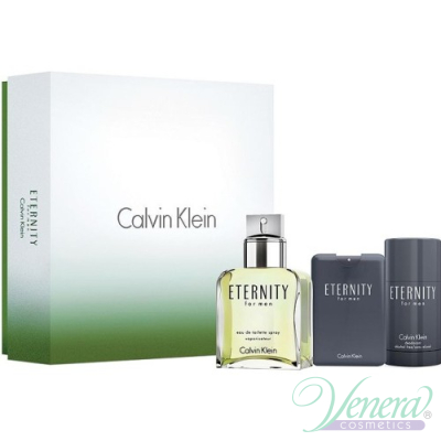 Calvin Klein Eternity Set (EDT 100ml +EDT 20ml + Deo Stick 75ml) pentru Bărbați Seturi
