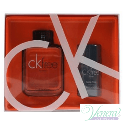 Calvin Klein CK Free Set (EDT 100ml + Deo Stick 75ml) pentru Bărbați Seturi