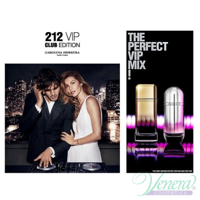 Carolina Herrera 212 VIP Club Edition EDT 80ml pentru Femei Women's Fragrance
