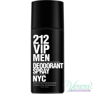 Carolina Herrera 212 VIP Men Deo Spray 150ml pentru Bărbați Face Body and Products