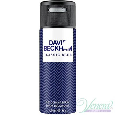 David Beckham Classic Blue Deo Spray 150ml pentru Bărbați Face Body and Products