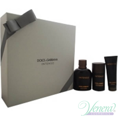 Dolce&Gabbana Pour Homme Intenso Set (EDP 125ml + Deo Stick 75ml +SG 50ml) pentru Bărbați Seturi