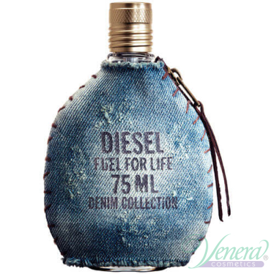 Diesel Fuel For Life Denim Collection EDT 75ml pentru Bărbați fără de ambalaj    Products without package
