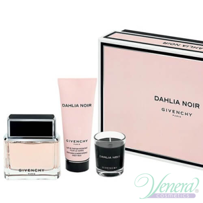 Givenchy Dahlia Noir Set (EDP 50ml + BL 100ml + Parfumed candle) pentru Femei Seturi