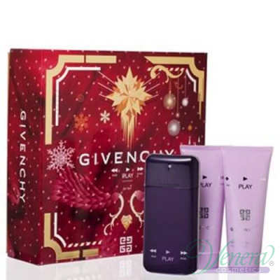 Givenchy Play For Her Intense Set (EDP 50ml + BL 75ml + SG 75ml) for Women Products without package