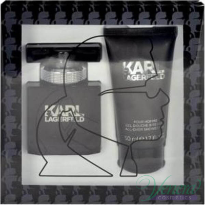 Karl Lagerfeld for Him Set (EDT 30ml + Shower Gel 50ml) pentru Bărbați Seturi