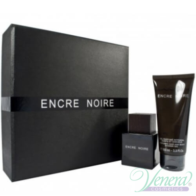 Lalique Encre Noire Set (EDT 50ml + SG 100ml) pentru Bărbați Seturi
