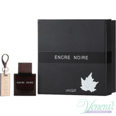 Lalique Encre Noire Set (EDT 100ml + Key Ring) pentru Bărbați Seturi