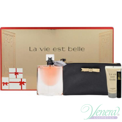 Lancome La Vie Est Belle Set (EDP 50ml + Body Lotion 50ml + Mascara 2ml + Bag) for Women Sets