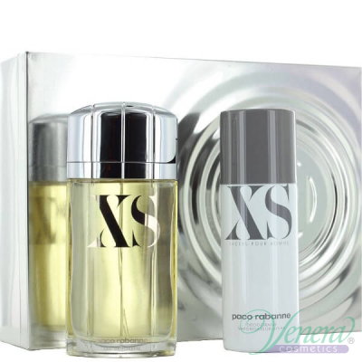 Paco Rabanne XS Set (EDT 100ml + Deo Spray 150ml) for Men Sets
