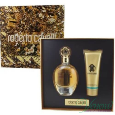 Roberto Cavalli Eau de Parfum Set (EDP 75ml + Body Lotion 75ml) pentru Femei Seturi
