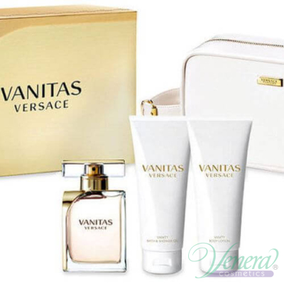 Versace Vanitas Set (EDP 100ml + BL 100ml + SG 100ml + Bag) pentru Femei